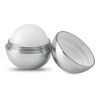 Round lip balm UV finish shiny silver | No Branding | not available | not available