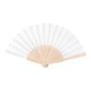 Manual hand fan in wood white