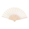 Manual hand fan in wood beige | No Branding | not available | not available