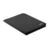 A4 conference folder zipped black | No Branding | not available | not available | not available