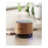 Round Bamboo 4.2 wireless speaker black | No Branding | not available | not available | not available