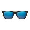 Sunglasses with bamboo arms and PC frame blue | No Branding | not available | not available