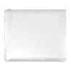 Cosmetic pouch with zipper transparent/white | No Branding | not available | not available