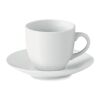 Espresso cup and saucer 80 ml white | No Branding | not available | not available