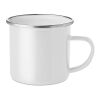 Enamel metal mug 350 ml white | No Branding | not available | not available | not available