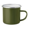 Enamel metal mug 350 ml green | No Branding | not available | not available | not available