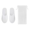Pair of slippers in pouch white | No Branding | not available | not available | not available