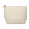 Bicolour cotton cosmetic bag beige | No Branding | not available | not available | not available