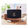 Cork & cotton cosmetic bag black | No Branding | not available | not available | not available