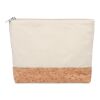 Cork & cotton cosmetic bag beige | No Branding | not available | not available | not available