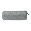 Felt zippered pencil case grey | No Branding | not available | not available | not available