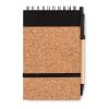 A6 Cork notepad with pen black | No Branding | not available | not available