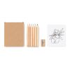 Colouring set with colouring sheets beige | No Branding | not available | not available | not available