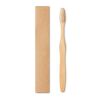 Bamboo toothbrush in Kraft box white | No Branding | not available | not available | not available