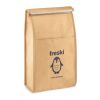 Woven paper 3L lunch bag beige | No Branding | not available | not available