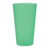 Reusable event cup 500ml transparent/green | No Branding | not available | not available