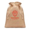Small jute gift bag 14 x 22 cm beige | No Branding | not available | not available | not available