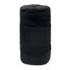 RPET fleece travel blanket in pouch black | No Branding | not available | not available | not available