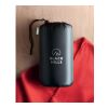 RPET fleece travel blanket in pouch red