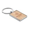 Rectangular key ring bamboo wood | No Branding | not available | not available | not available