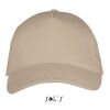 Long Beach five panel cap Beige | M