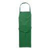 Polyester (200 gr/m²) apron Mindy green | No Branding | not available | not available