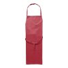 Polyester (200 gr/m²) apron Mindy red