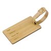 Bamboo luggage tag Shawn brown | No Branding | not available | not available