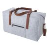 RPET felt travel bag Natalie light grey | No Branding | not available | not available