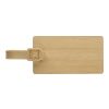 Bamboo luggage tag Shawn brown | No Branding | not available | not available