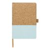 Cork and cotton notebook Trevor aqua | No Branding | not available | not available