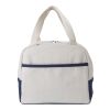 Cotton (280 gr/m²) cooler bag Alex navy/natural | No Branding | not available | not available