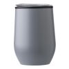 Stainless steel travel mug Zoe grey | No Branding | not available | not available