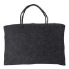 RPET felt duffle bag Savannah dark grey | No Branding | not available | not available