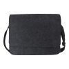 RPET felt laptop bag Layla dark grey | No Branding | not available | not available