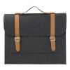 RPET felt document bag Amelia grey | No Branding | not available | not available