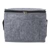 RPET felt cooler bag Mason grey | No Branding | not available | not available