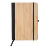 PU and bamboo notebook Dorita black | No Branding | not available | not available