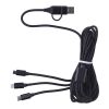 Nylon charging cable Sable black | No Branding | not available | not available