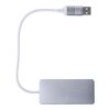 Aluminium USB Hub Layton silver | No Branding | not available | not available