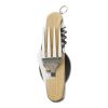 Bamboo multifunctional cutlery set Ainsley brown | No Branding | not available | not available