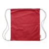 Recycled cotton drawstring bag Joy red | No Branding | not available | not available