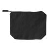 Recycled cotton cosmetic bag (180 gsm) Cressida black | No Branding | not available | not available