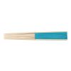 Bamboo hand held fan Elio light blue | No Branding | not available | not available