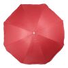 190T polyester parasol Elsa red | No Branding | not available | not available