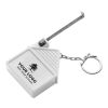 ABS key holder tape measure Dane white | No Branding | not available | not available
