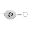 ABS key holder tape measure Lorena white | No Branding | not available | not available
