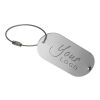 Isa aluminium luggage tag silver | No Branding | not available | not available