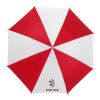Polyester (190T) umbrella Russell red/white | No Branding | not available | not available