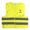 Polyester (75D) safety jacket Clara yellow | No Branding | not available | not available